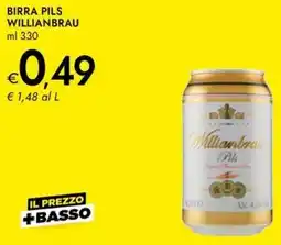 Bennet Birra pils WILLIANBRAU offerta