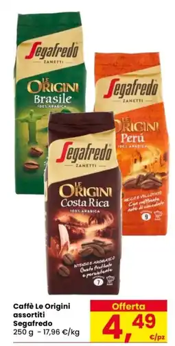 Despar Caffè Le origini Segafredo offerta