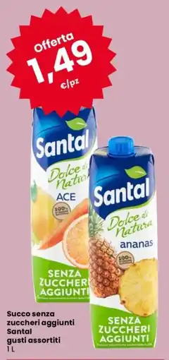 Despar Succo senza zuccheri aggiunti Santal offerta