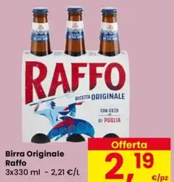 Despar Birra Originale Raffo offerta