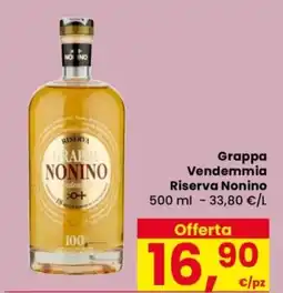 Despar Grappa Vendemmia Riserva Nonino offerta