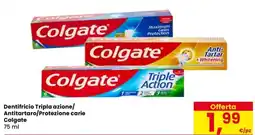 Despar Dentifricio Tripla azione/ Antitartaro/Protezione carie Colgate offerta