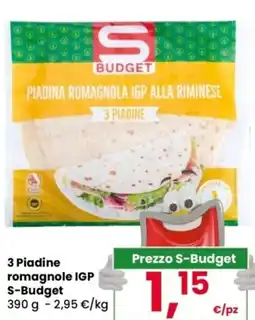 Despar 3 Piadine romagnole IGP S-Budget offerta
