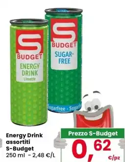 Despar Energy Drink assortiti S-Budget offerta