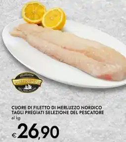 Bennet Cuore di filetto di merluzzo nordico tagli pregiati SELEZIONE DEL PESCATORE offerta