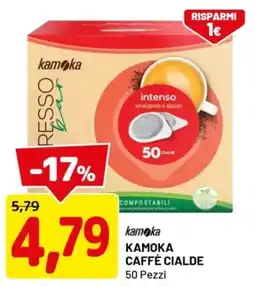 DPiù Kamoka caffè cialde offerta
