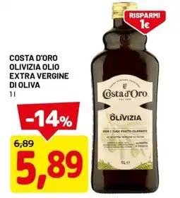 DPiù Costa d'oro olivizia olio extra vergine di oliva offerta