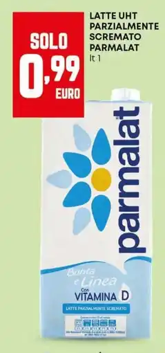 Panorama Latte uht parzialmente scremato PARMALAT offerta