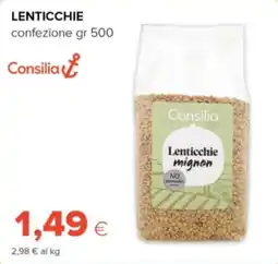 Oasi Consilia lenticchie offerta