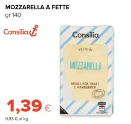 Oasi Consilia mozzarella a fette offerta