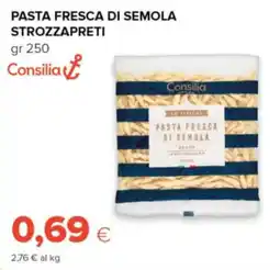 Oasi Consilia pasta fresca di semola strozzapreti offerta