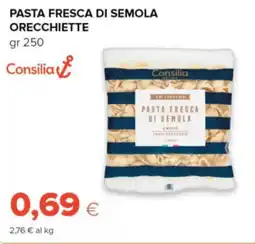 Oasi Consilia pasta fresca di semola orecchiette offerta