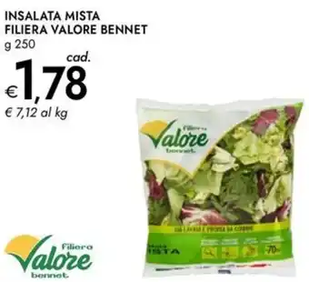 Bennet Insalata mista filiera valore bennet offerta