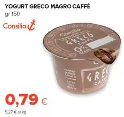 Oasi Consilia yogurt greco magro caffè offerta