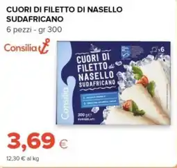 Oasi Consilia cuori di filetto di nasello sudafricano offerta