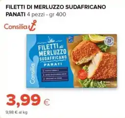 Oasi Consilia filetti di merluzzo sudafricano panati offerta