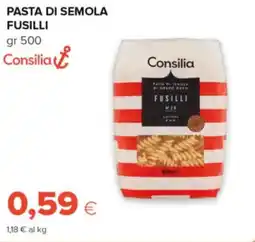 Oasi Consilia pasta di semola fusilli offerta