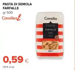 Oasi Consilia pasta di semola farfalle offerta