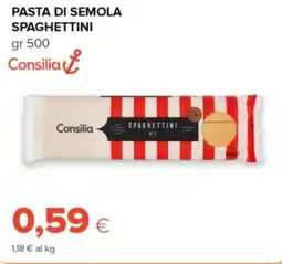Oasi Consilia pasta di semola spaghettini offerta