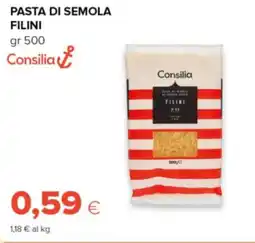 Oasi Consilia pasta di semola filini offerta