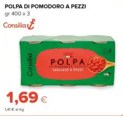 Oasi Consilia polpa di pomodoro a pezzi offerta