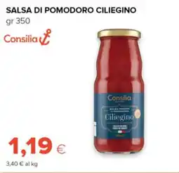 Oasi Consilia salsa di pomodoro ciliegino offerta