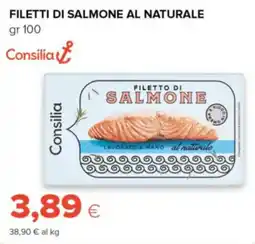 Oasi Consilia filetti di salmone al naturale offerta