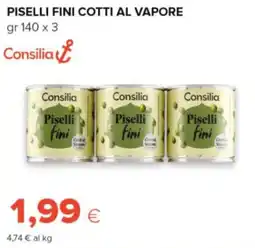 Oasi Consilia piselli fini cotti al vapore offerta