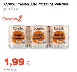 Oasi Consilia fagioli cannellini cotti al vapore offerta