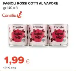 Oasi Consilia fagioli rossi cotti al vapore offerta