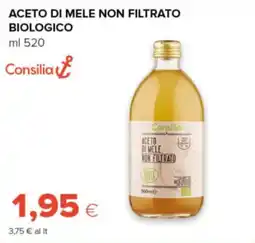 Oasi Gr 140 x 3 aceto di mele non filtrato biologico offerta