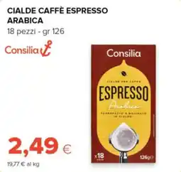 Oasi Consilia cialde caffè espresso arabica offerta