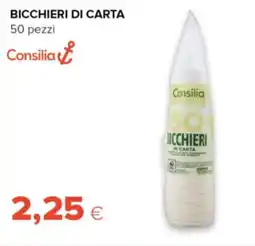 Oasi Consilia bicchieri di carta offerta