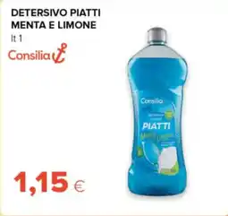 Oasi Consilia detersivo piatti menta e limone offerta