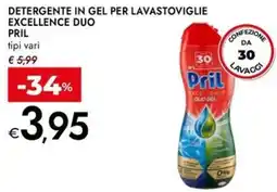 Bennet Detergente in gel per lavastoviglie excellence duo PRIL offerta