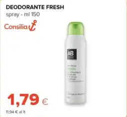 Oasi Consilia deodorante fresh spray offerta