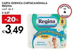 Bennet Carta igienica cartacamomilla REGINA offerta