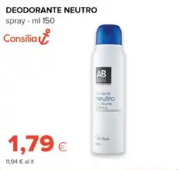 Oasi Consilia deodorante neutro spray offerta
