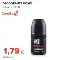 Oasi Consilia deodorante uomo roll on offerta