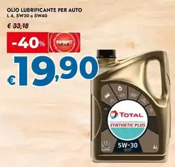 Bennet Olio lubrificante per auto offerta