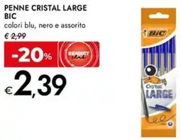 Bennet Penne cristal large BIC offerta