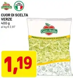 DPiù Cuor di scelta verze offerta