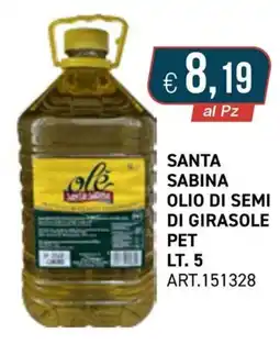 PGS Cash&Carry Santa sabina olio di semi di girasole pet offerta