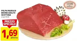 DPiù Polpa magra di bovino adulto scottona offerta