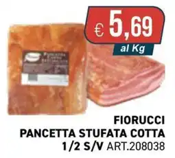 PGS Cash&Carry Fiorucci pancetta stufata cotta 1/2 s/v offerta