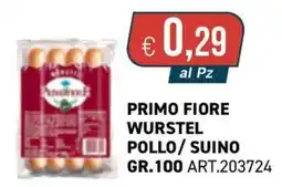 PGS Cash&Carry Primo fiore wurstel pollo/ suino offerta