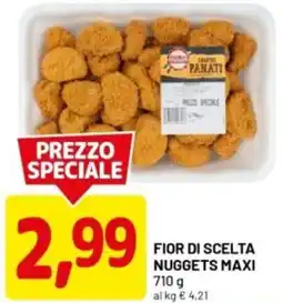 DPiù Fior di scelta nuggets maxi offerta
