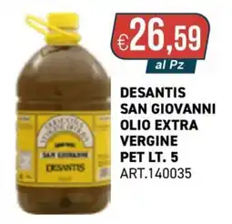 PGS Cash&Carry Desantis san giovanni olio extra vergine pet offerta