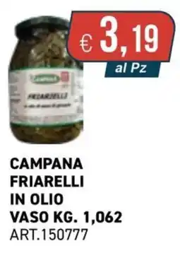 PGS Cash&Carry Campana friarelli in olio vaso offerta