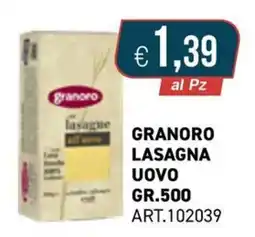 PGS Cash&Carry Granoro lasagna uovo offerta